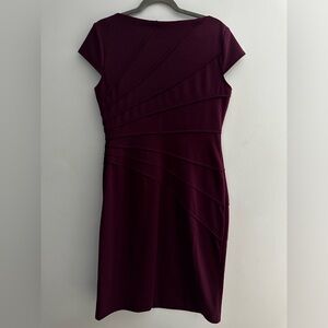 Dark purple mid length dress, size 12